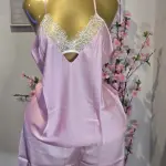 Luxe Satin Lace Two piece sleep set