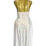 Ehi_Luxe Satin Lace Slip Dress – White