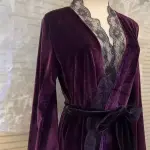 Midnight Luxe velvet robe