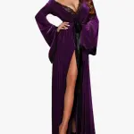 Midnight Luxe velvet robe