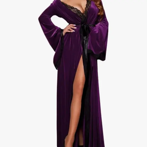 Midnight Luxe velvet robe