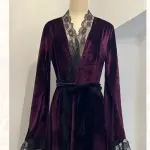 Midnight Luxe velvet robe