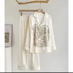 Ice Silk Butterfly Two-Piece Set