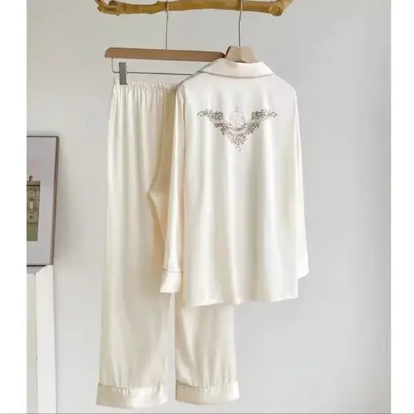 Ice Silk Butterfly Two-Piece Set