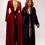 Midnight Luxe velvet robe