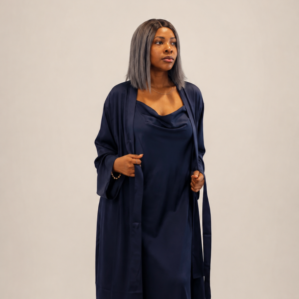 Curvy two piece robe set