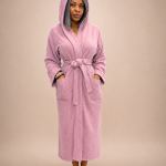 Ehi_Luxe 100% Cotton Robe with hoodie