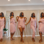 Sparkling diva 5 piece luxury loungewear Set
