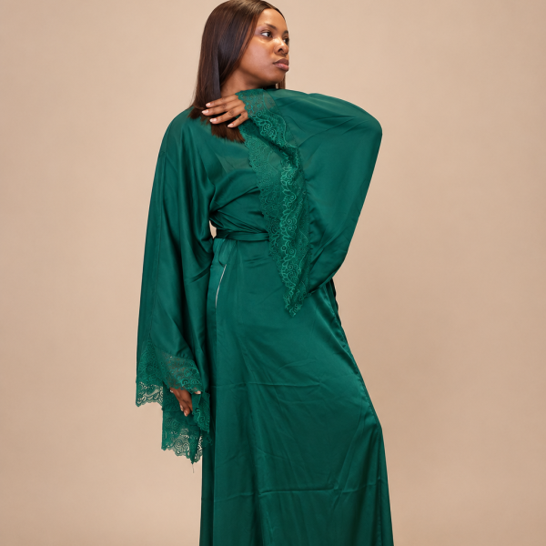 Ehi_Luxe Ice Silk Satin Robe