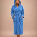 Ehi_Luxe 100% Cotton Robe with hoodie