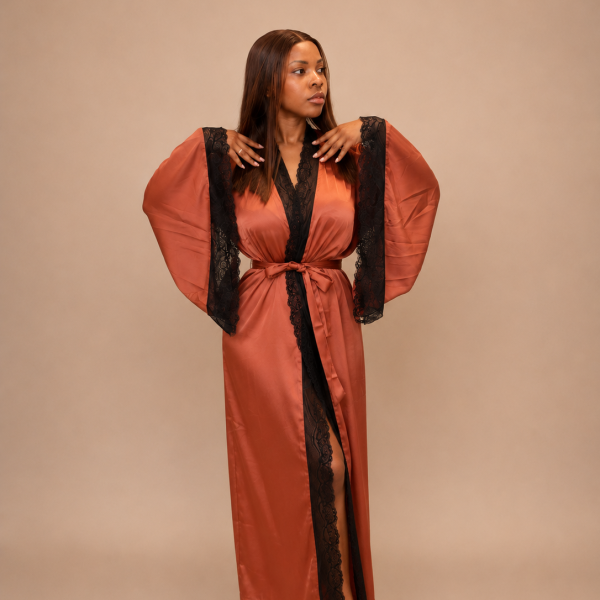 Ehi_Luxe Ice Silk Satin Robe