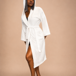 Ehi_Luxe 100% Cotton Robe with hoodie