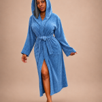 Ehi_Luxe 100% Cotton Robe with hoodie
