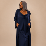 Curvy two piece robe set