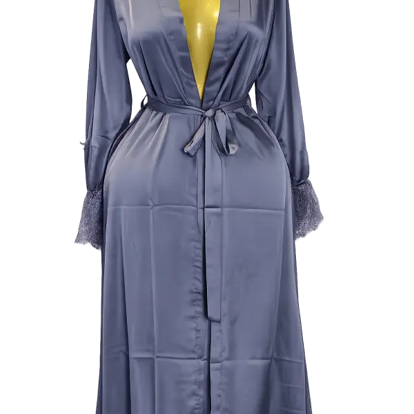 Elegant Luxury Lace Back Robe