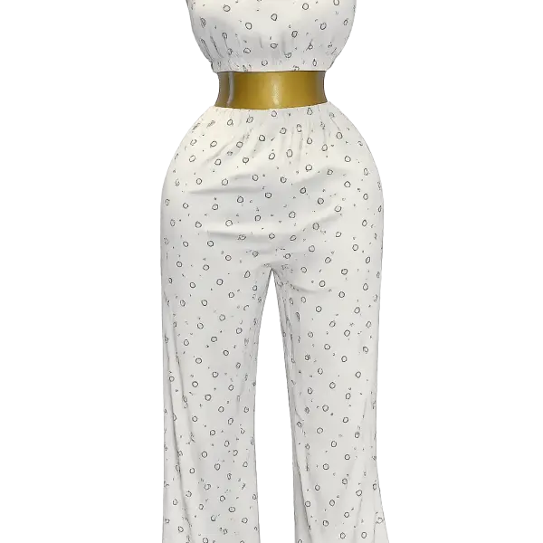 Cozy love Print 3 piece Lounge set