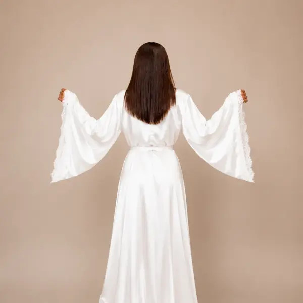 Vacation Ice Silk Flowing Robe