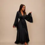 Vacation Ice Silk Flowing Robe