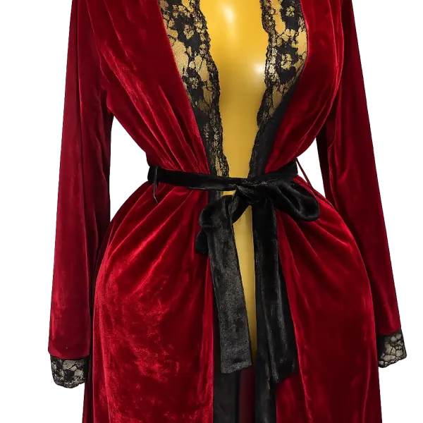 Midnight Luxe velvet robe