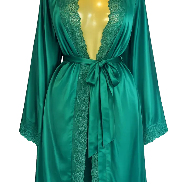 Ehi_Luxe Ice Silk Satin Robe