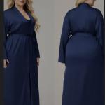 Curvy two piece robe set