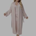 Curvy two piece robe set