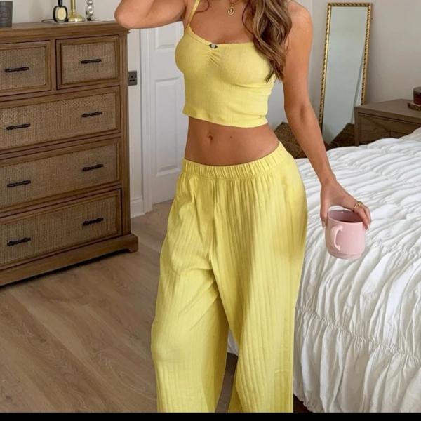 Soft girl Era Ribbed Lounge Two Piece Set