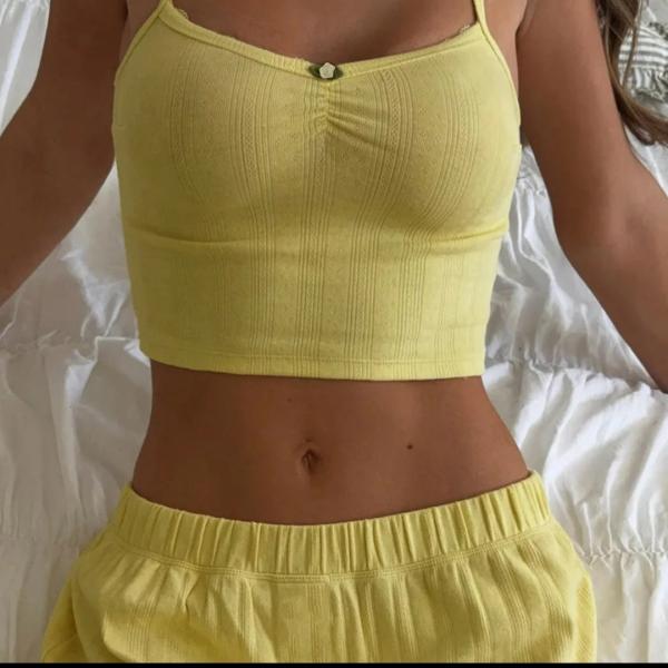 Soft girl Era Ribbed Lounge Two Piece Set