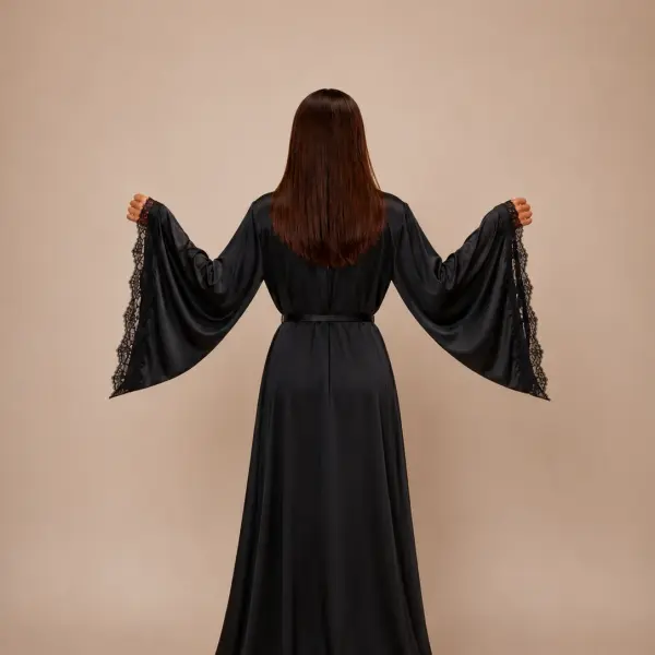 Vacation Ice Silk Flowing Robe